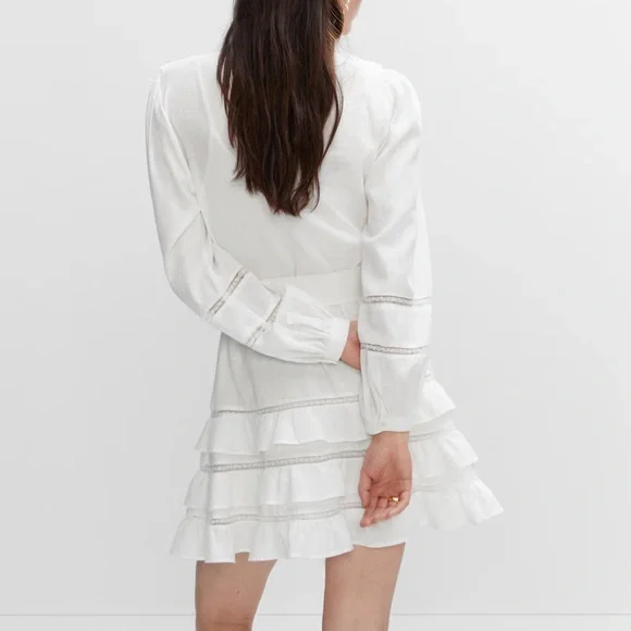 LACE RUFFLE DRESS - 6 - Picture 2 of 4